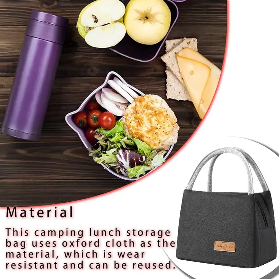 WALSON Insulated Lunch Bag Leakproof Thermal Tiffin Tote for Men Women Kids