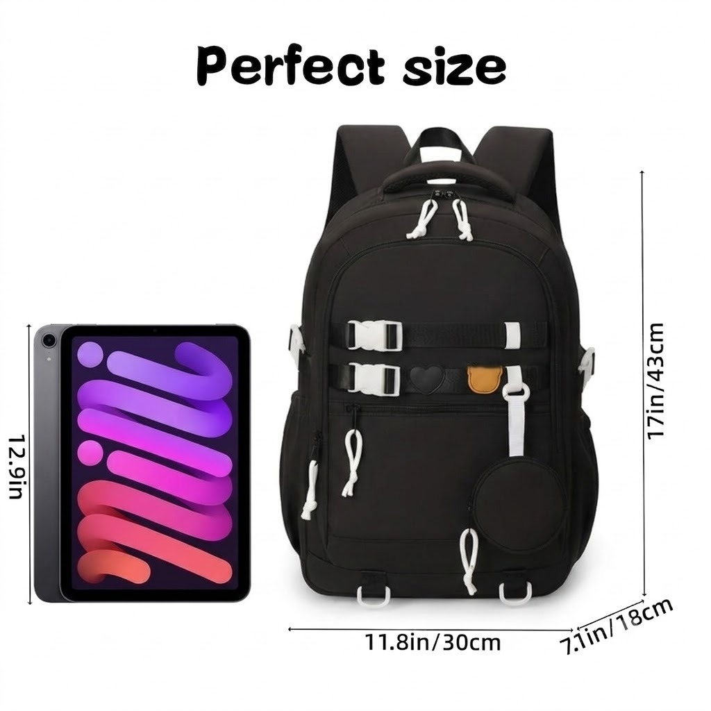 WALSON 30L Laptop Backpack for Men  Women  Fits 17 Inch Laptop  Water-Resistant School College Office  Travel Bag