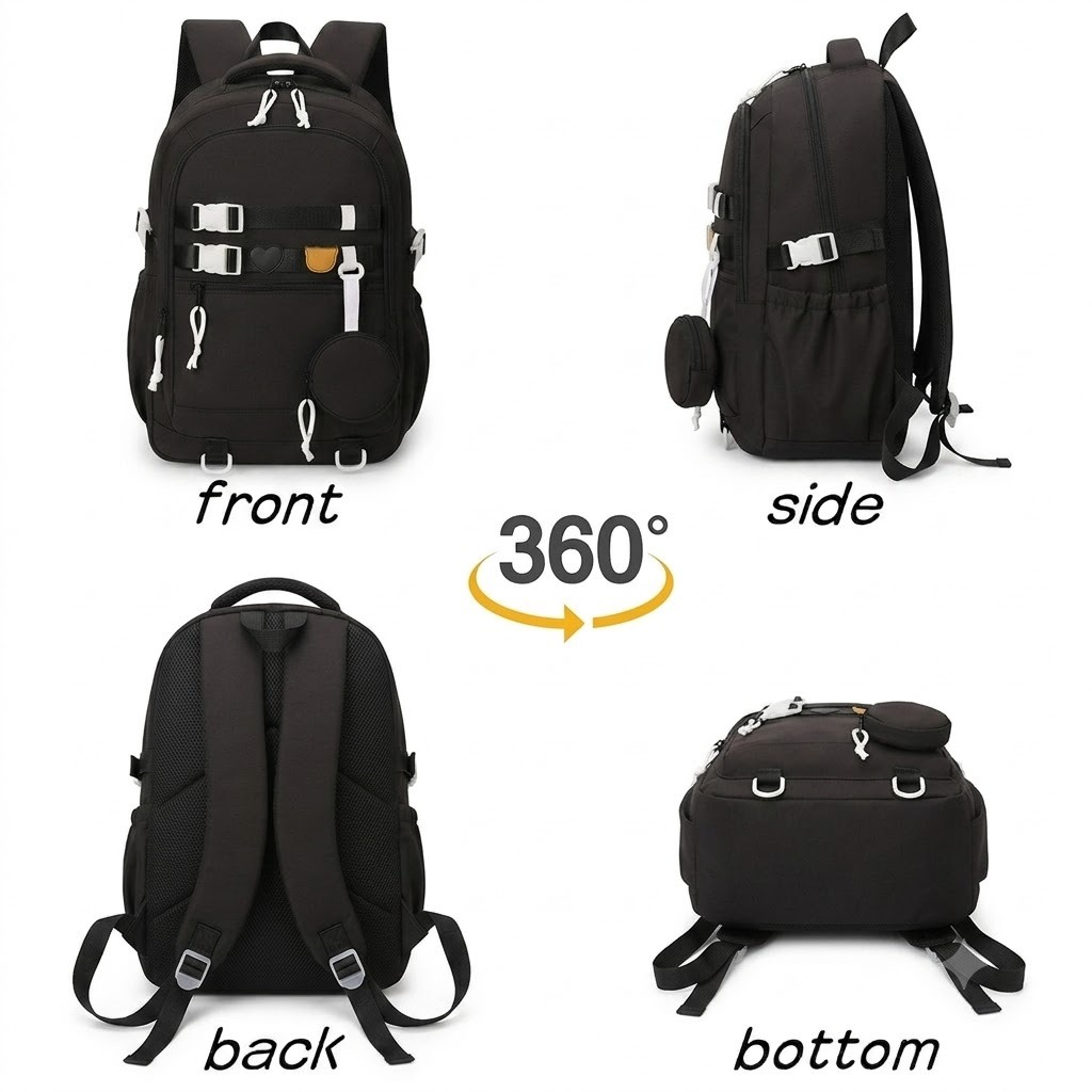 WALSON 30L Laptop Backpack for Men  Women  Fits 17 Inch Laptop  Water-Resistant School College Office  Travel Bag