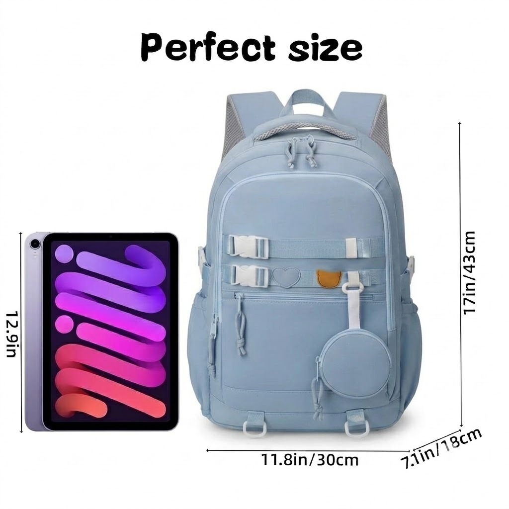 WALSON 30L Laptop Backpack for Men Women Fits 17 Inch Laptop Water-Resistant School College Office Travel Bag