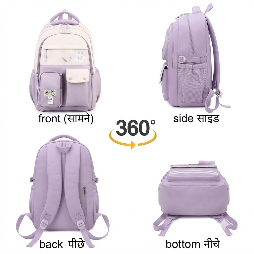 WALSON 30L Laptop Bag for Men Women Stylish Water-Resistant Backpack for School College Office Travel Fits 17-Inch Laptop
