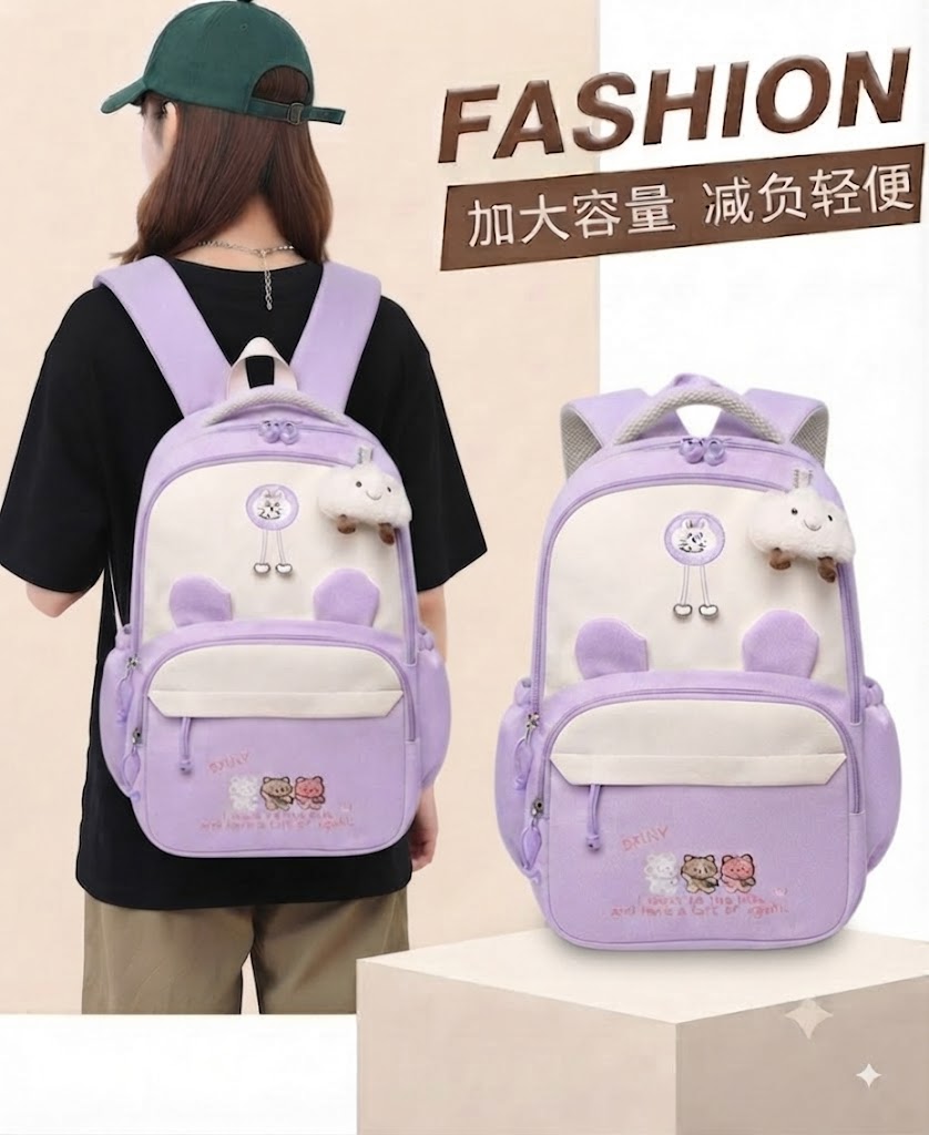 WALSON 30L Korean Laptop Backpack for Men Women Fits 17-Inch Laptop Lightweight Water-Resistant Backpack for School College Office Travel