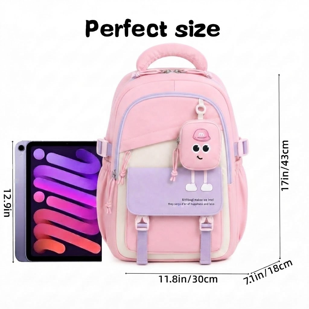 WALSON 30L Korean Laptop Backpack for Men  Women  Fits 17-Inch Laptop  Lightweight Water-Resistant Backpack for School College Office  Travel