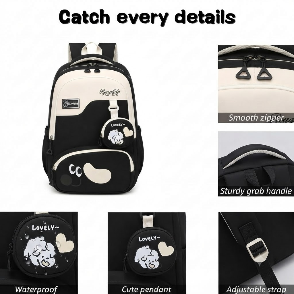 WALSON 30L Laptop Backpack for Men Women Fits 17 Inch Laptop Water-Resistant School College Office Travel Bag