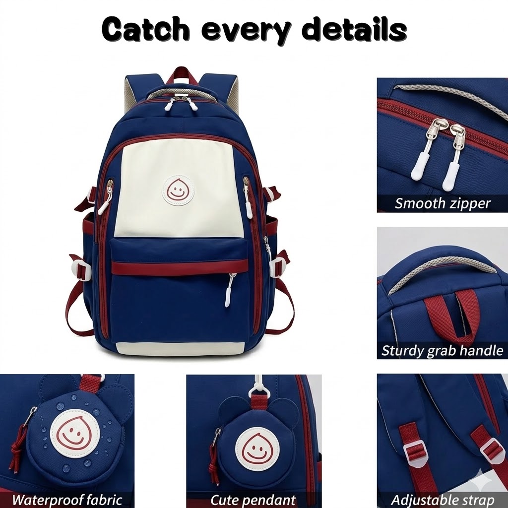 WALSON 30L Laptop Backpack for Men Women Fits 17 Inch Laptop Water-Resistant School College Office Travel Bag