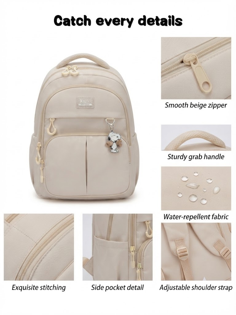 WALSON 30L Laptop Backpack for Men  Women  Fits 17 Inch Laptop  Water-Resistant School College Office  Travel Bag
