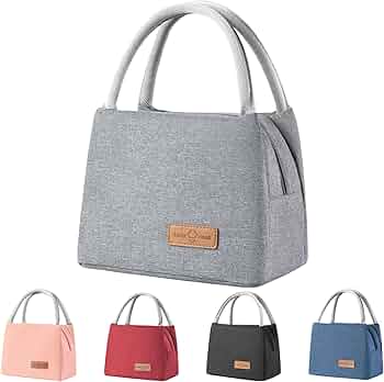 WALSON Insulated Lunch Bag  Leakproof Thermal Tiffin Tote for Men Women  Kids