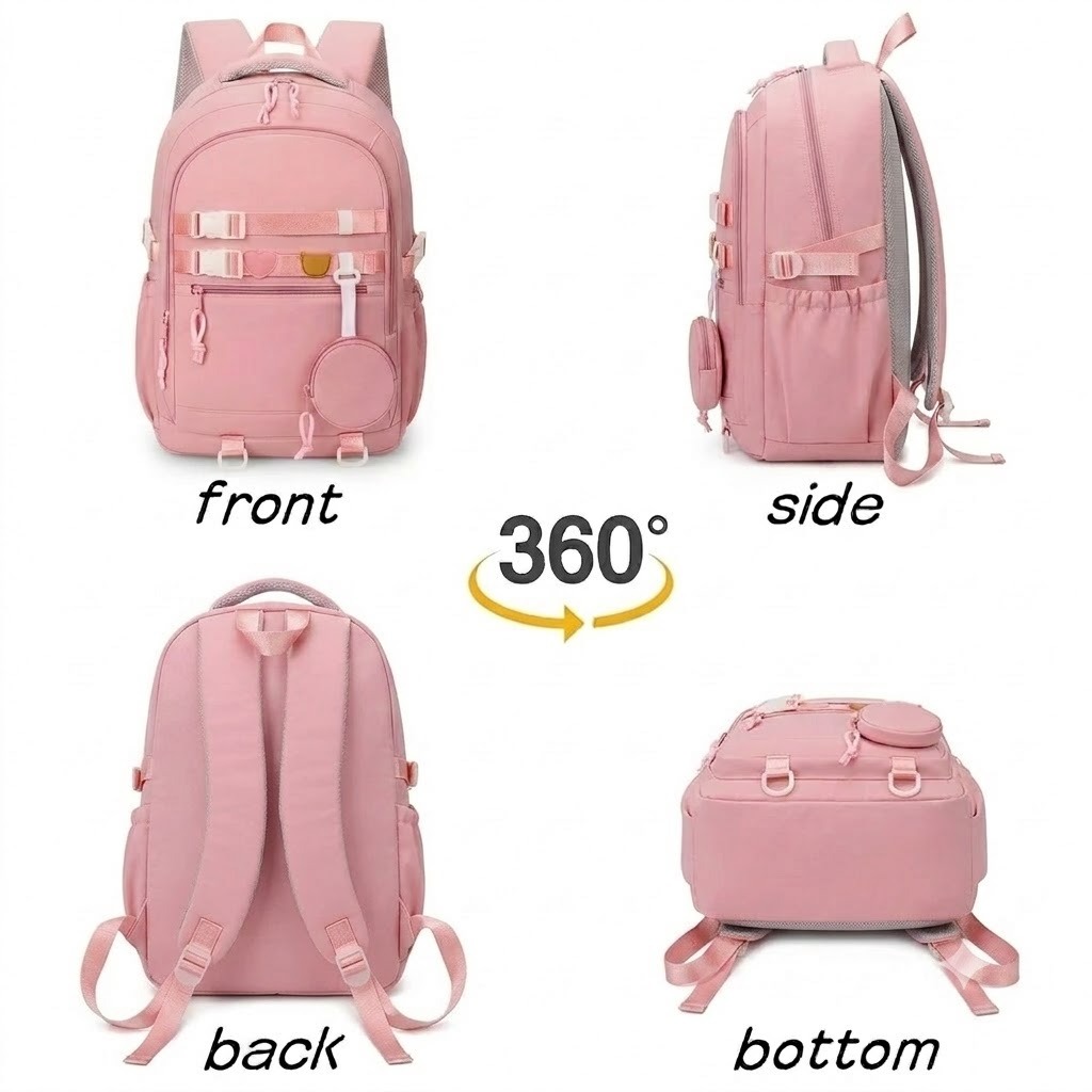WALSON 30L Laptop Backpack for Men  Women  Fits 17 Inch Laptop  Water-Resistant School College Office  Travel Bag