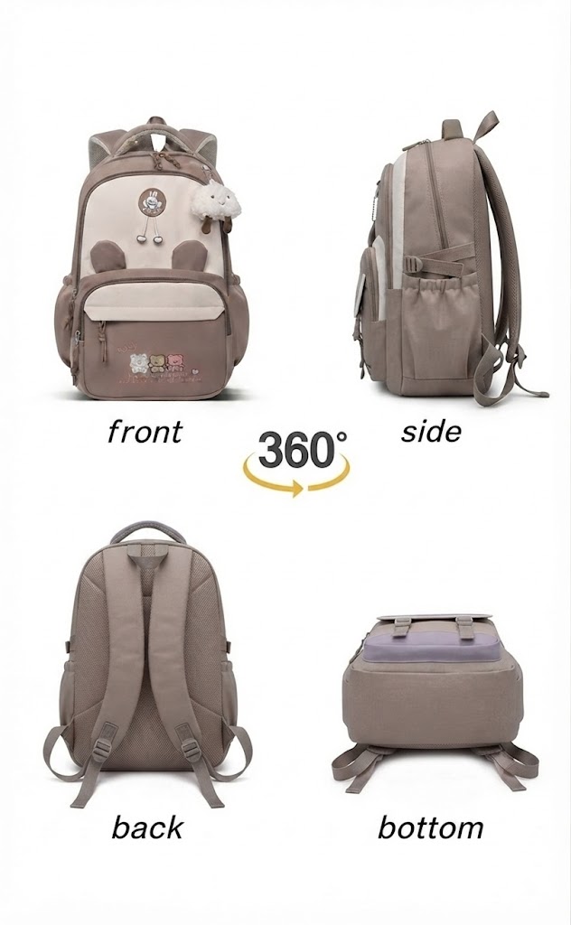 WALSON 30L Korean Laptop Backpack for Men  Women  Fits 17-Inch Laptop  Lightweight Water-Resistant Backpack for School College Office  Travel