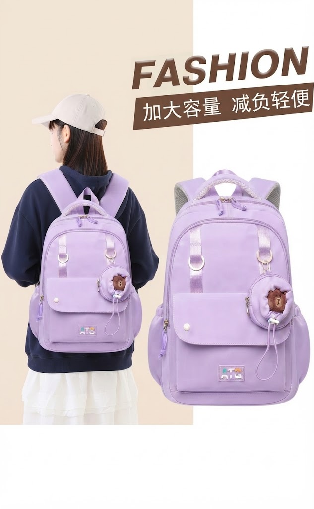 WALSON 30L Korean Laptop Backpack for Men  Women  Fits 17-Inch Laptop  Lightweight Water-Resistant Backpack for School College Office  Travel