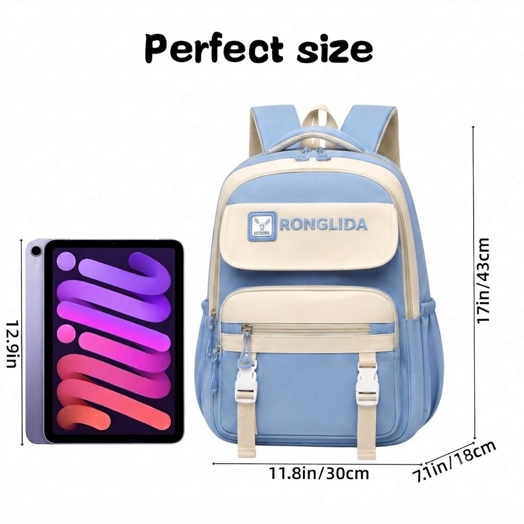 WALSON 30L Laptop Backpack for Men  Women  Fits 17 Inch Laptop  Water-Resistant School College Office  Travel Bag