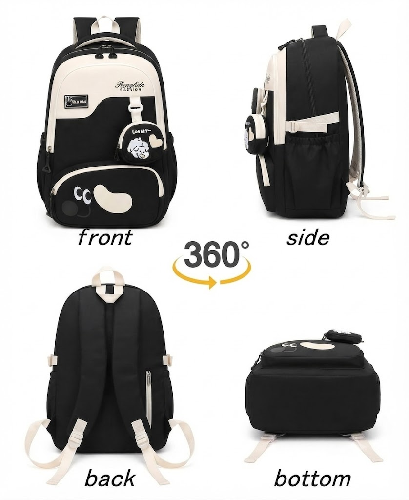 WALSON 30L Laptop Backpack for Men  Women  Fits 17 Inch Laptop  Water-Resistant School College Office  Travel Bag