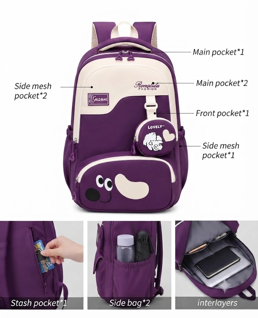 WALSON 30L Laptop Backpack for Men Women Fits 17 Inch Laptop Water-Resistant School College Office Travel Bag