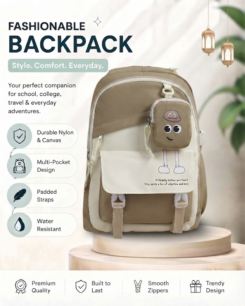 WALSON 30L Korean Laptop Backpack for Men  Women  Fits 17-Inch Laptop  Lightweight Water-Resistant Backpack for School College Office  Travel