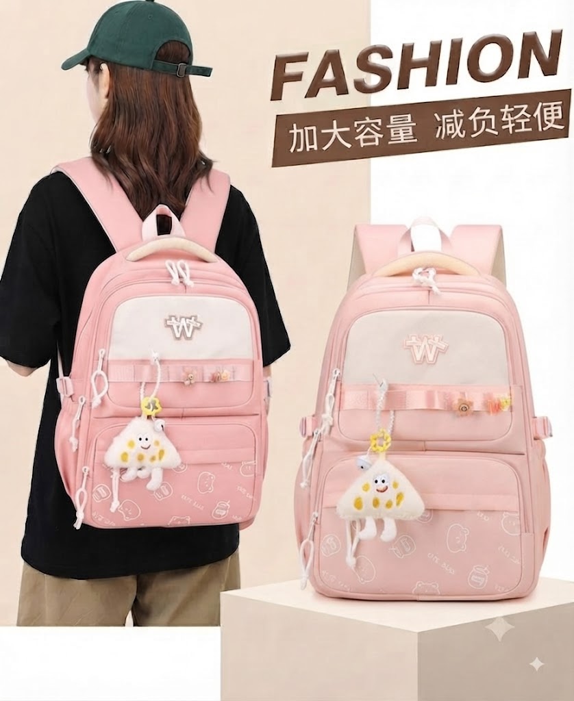 WALSON 30L Korean Laptop Backpack for Men Women Fits 17-Inch Laptop Lightweight Water-Resistant Backpack for School College Office Travel