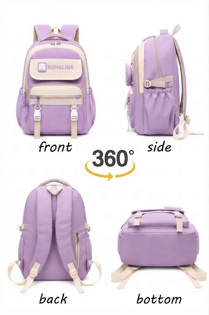 WALSON 30L Laptop Backpack for Men  Women  Fits 17 Inch Laptop  Water-Resistant School College Office  Travel Bag