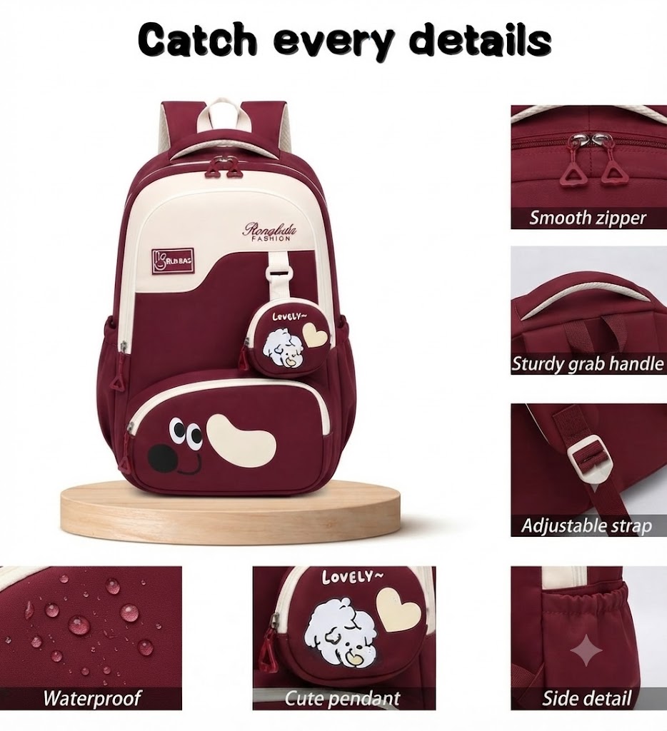 WALSON 30L Laptop Backpack for Men  Women  Fits 17 Inch Laptop  Water-Resistant School College Office  Travel Bag