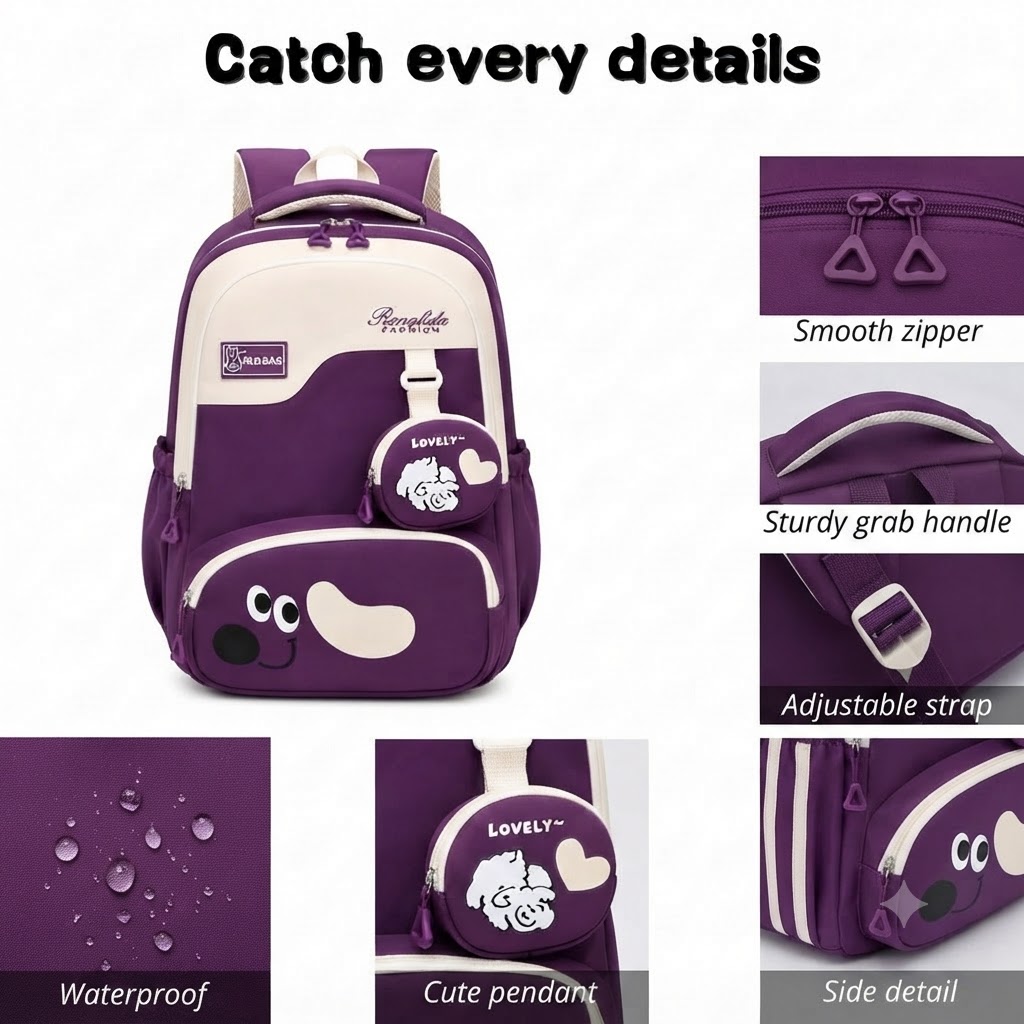 WALSON 30L Laptop Backpack for Men  Women  Fits 17 Inch Laptop  Water-Resistant School College Office  Travel Bag