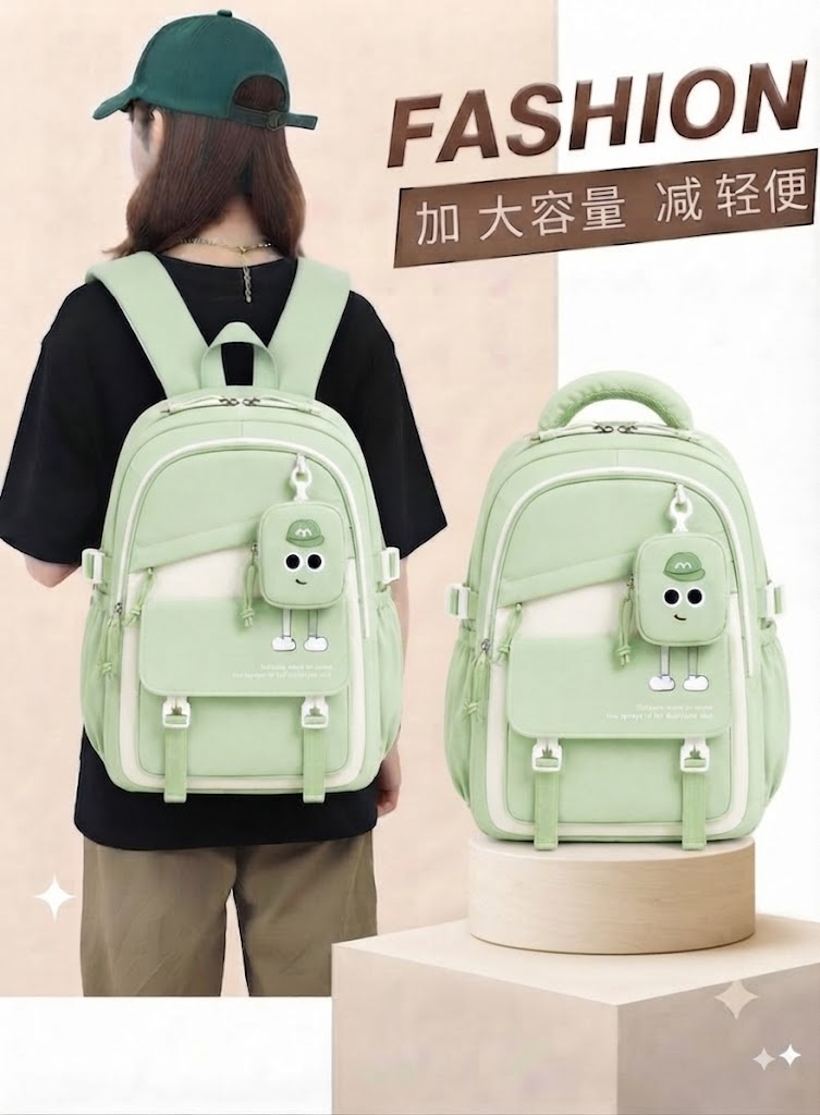 WALSON 30L Korean Laptop Backpack for Men Women Fits 17-Inch Laptop Lightweight Water-Resistant Backpack for School College Office Travel