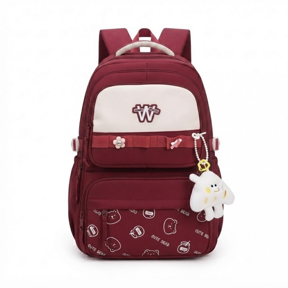 Image of WALSON 30L Korean Laptop Backpack for Men &amp; Women | Fits 17-Inch Laptop | Lightweight Water-Resistant Backpack for School, College, Office &amp; Travel