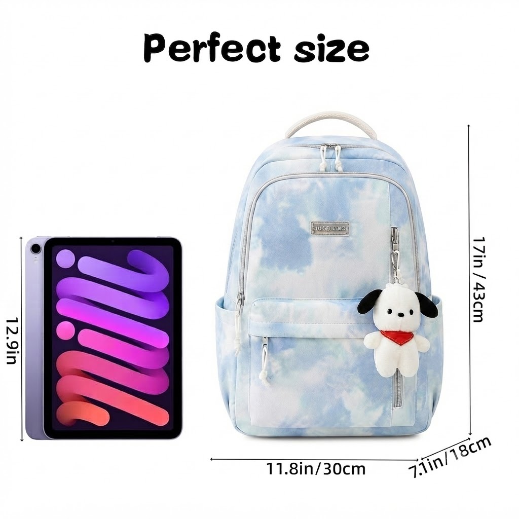 WALSON 30L Laptop Backpack for Men Women Fits 17 Inch Laptop Water-Resistant School College Office Travel Bag