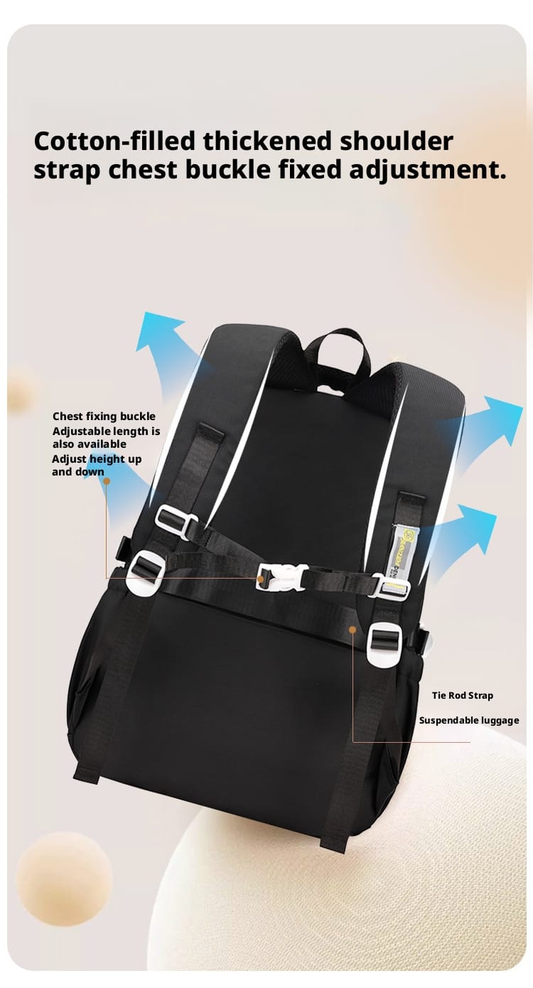 WALSON 30L Korean Laptop Backpack for Men Women Fits 17-Inch Laptop Lightweight Water-Resistant Backpack for School College Office Travel