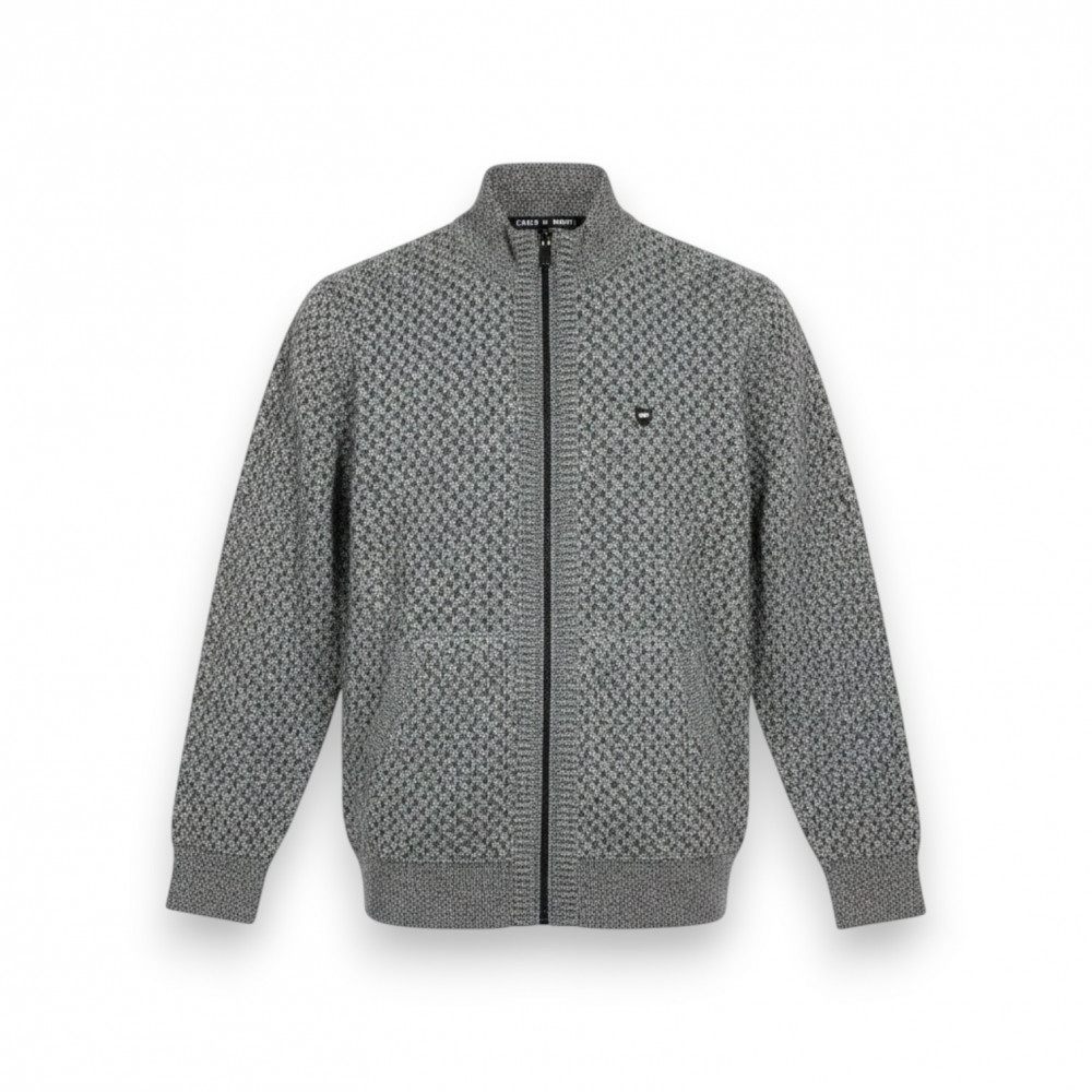 Image of Men Full Zip Sweater