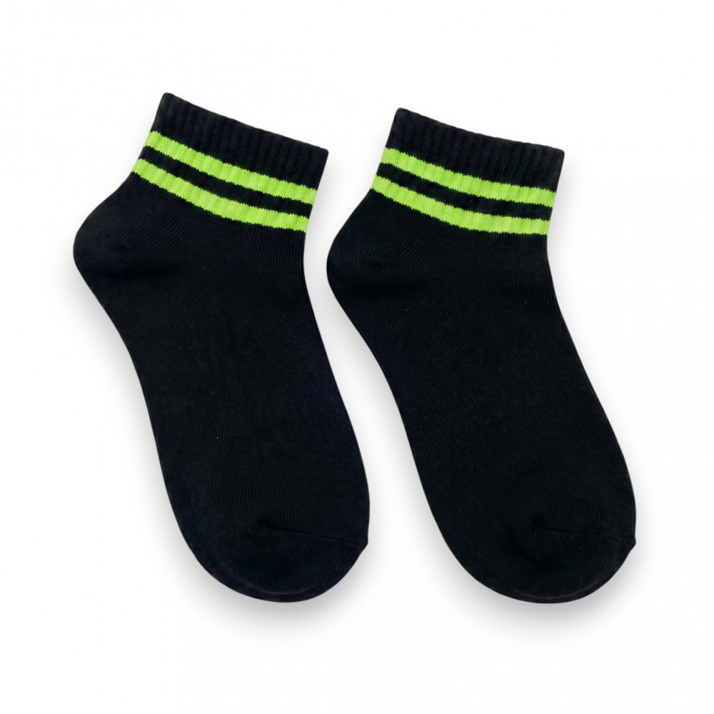 Image of Merino Wool Blend Ankle Socks- Black