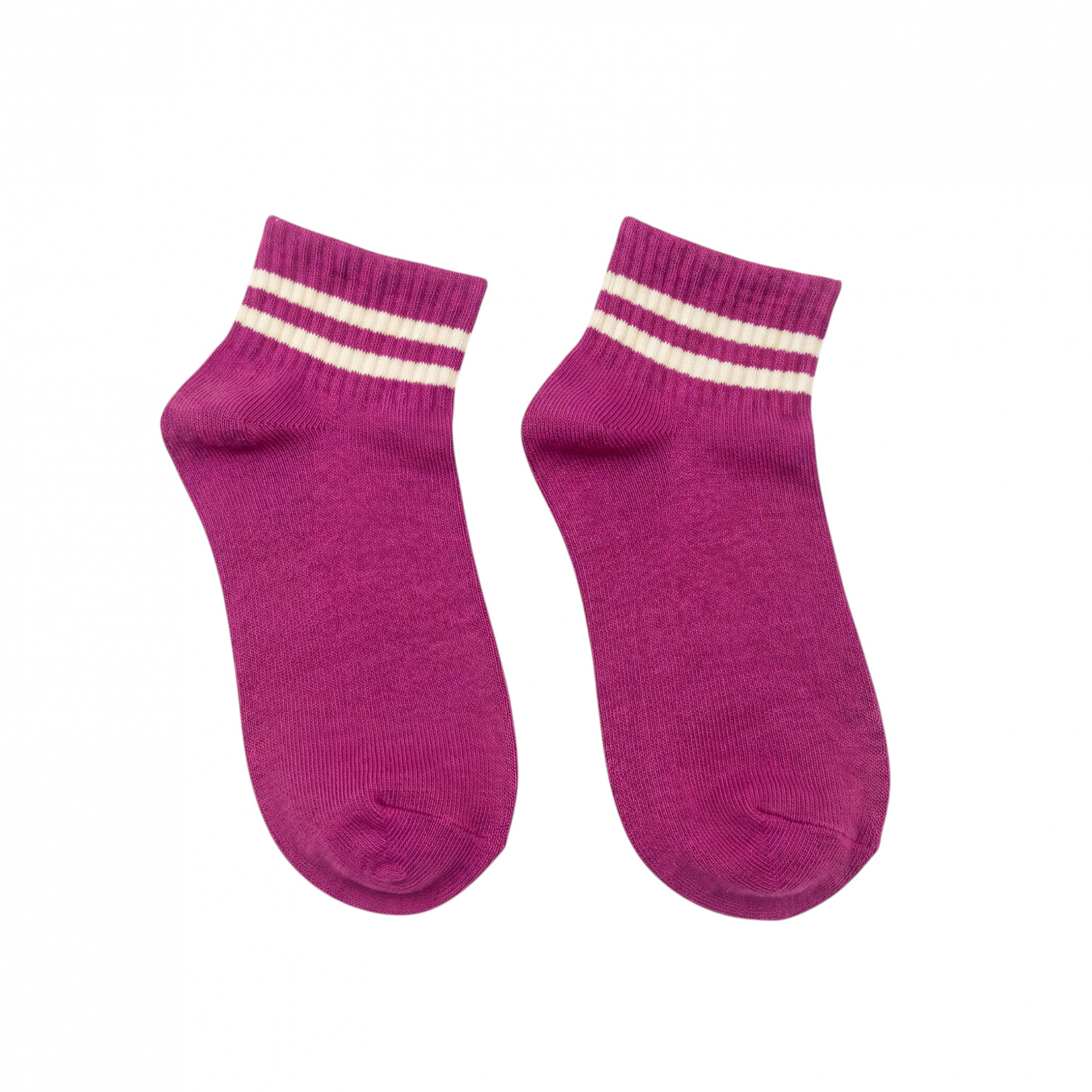 Merino Wool Blend Ankle Socks- Pink