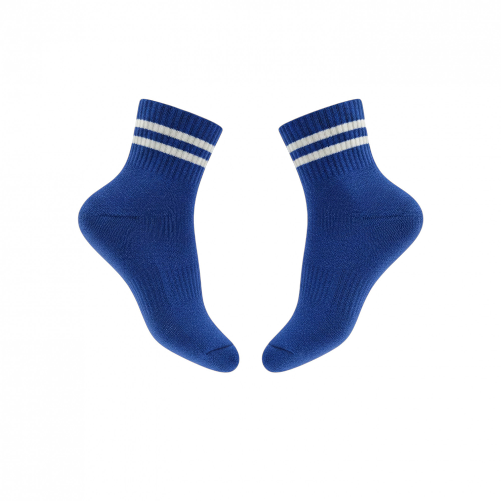 Merino Wool Blend Ankle Socks- Royal Blue