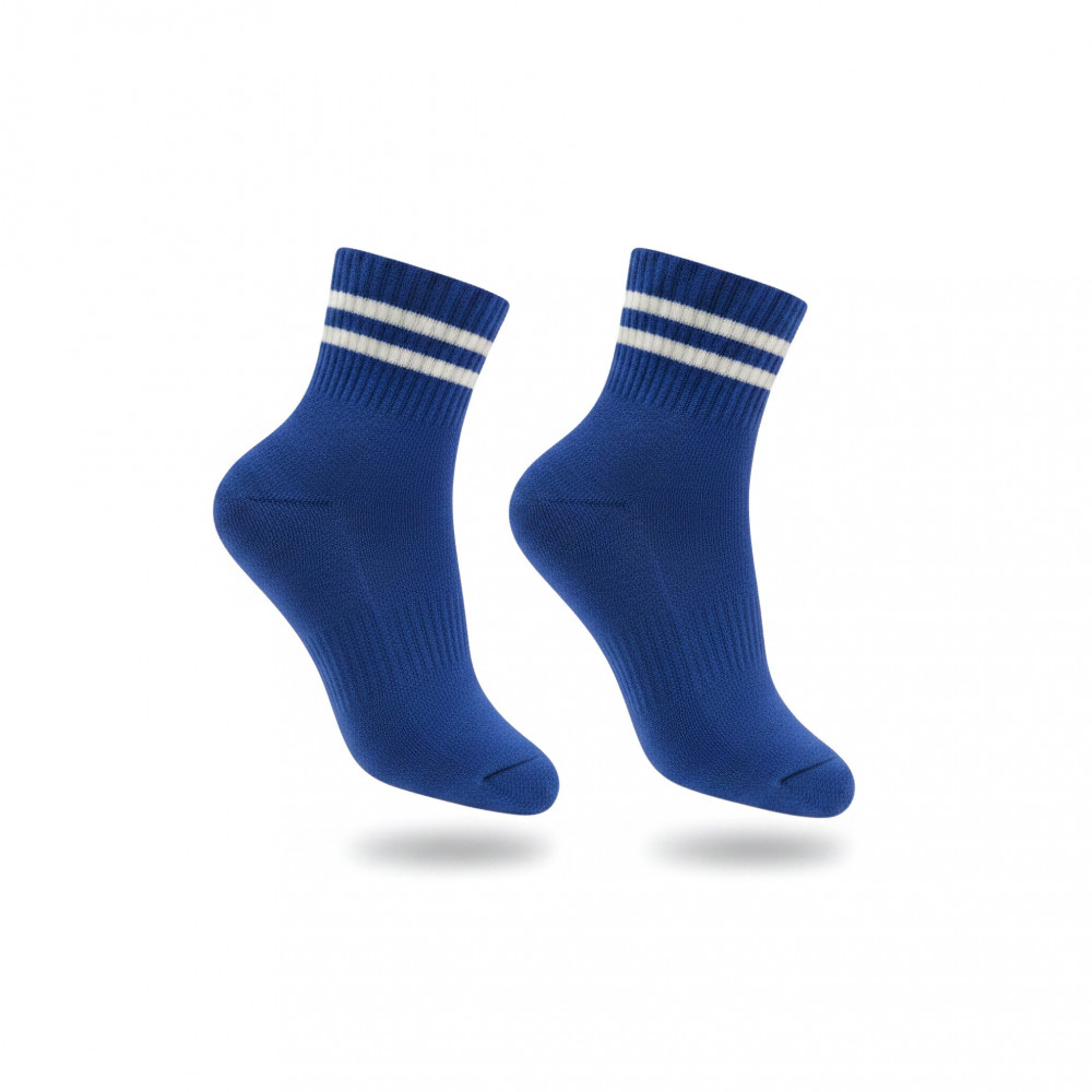 Image of Merino Wool Blend Ankle Socks- Royal Blue