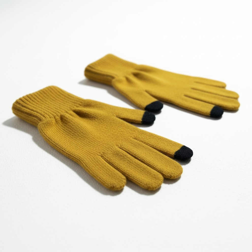 Merino Wool Touch Screen Gloves