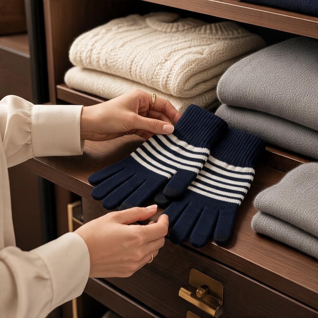 Merino Wool Touch Screen Gloves