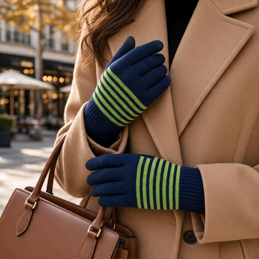 Merino Wool Touch Screen Gloves
