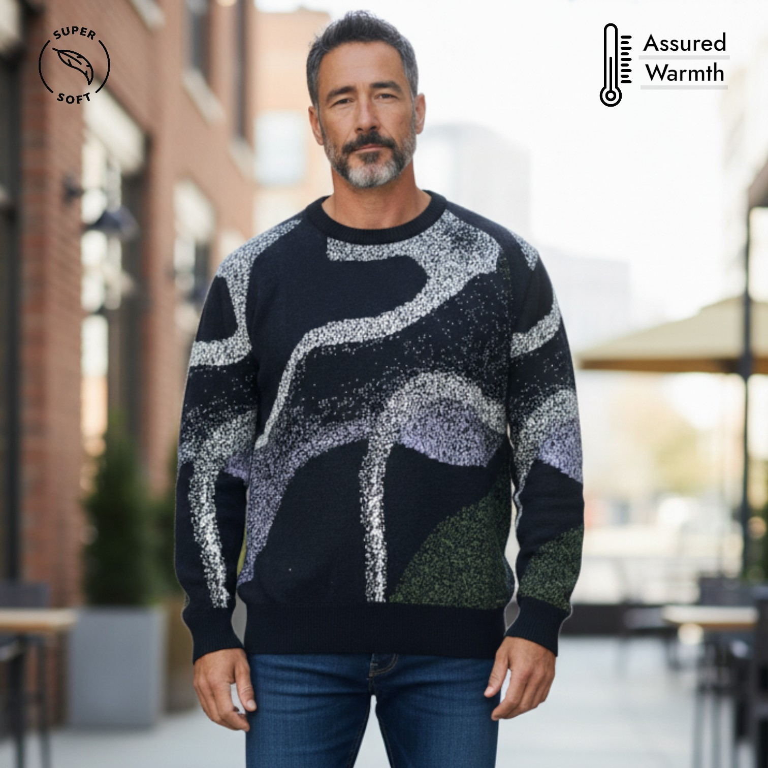 Men Round Neck Sweater