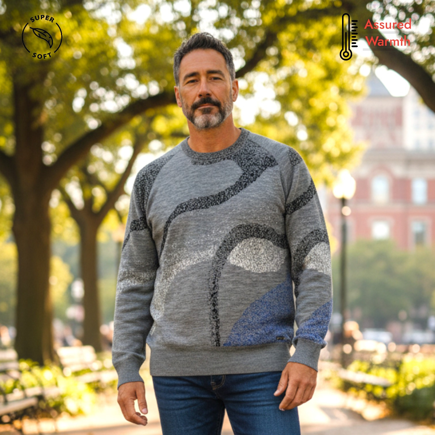 Men Round Neck Sweater