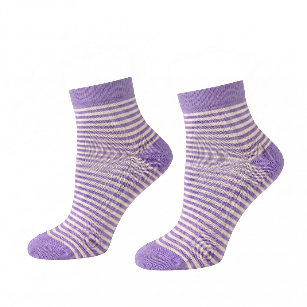 Image of Merino Wool Blend Ankle Socks- Lavender