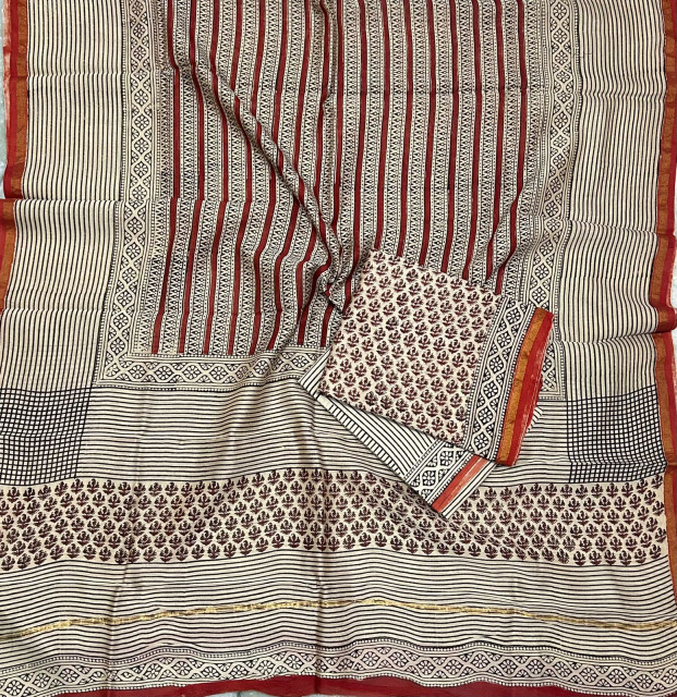 Chanderi Silk Suit Set