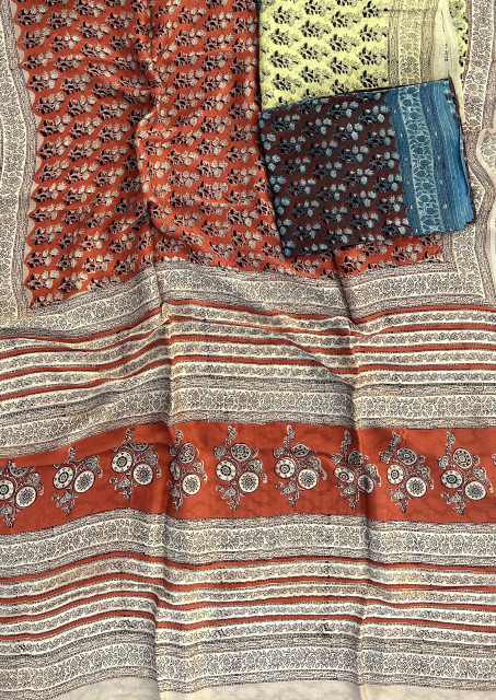 H.O. ( Bemberg ) Silk Sari
