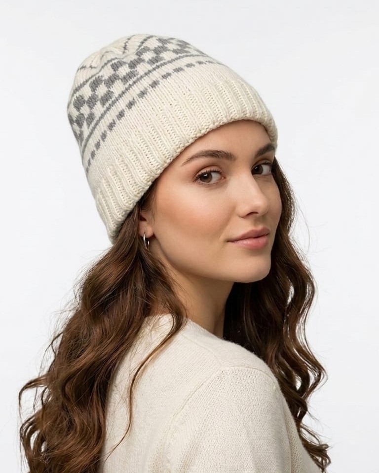 Ivory Alpine Crest Cap