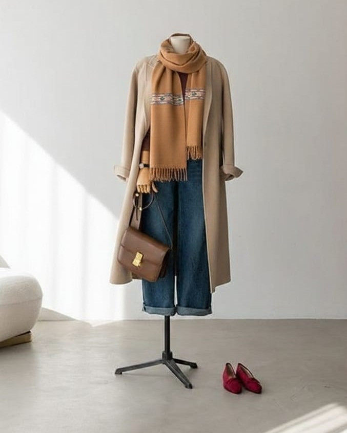 Desert Amber Weave Stole