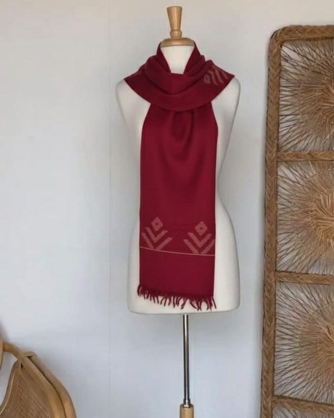 Royal Ember Weave Stole