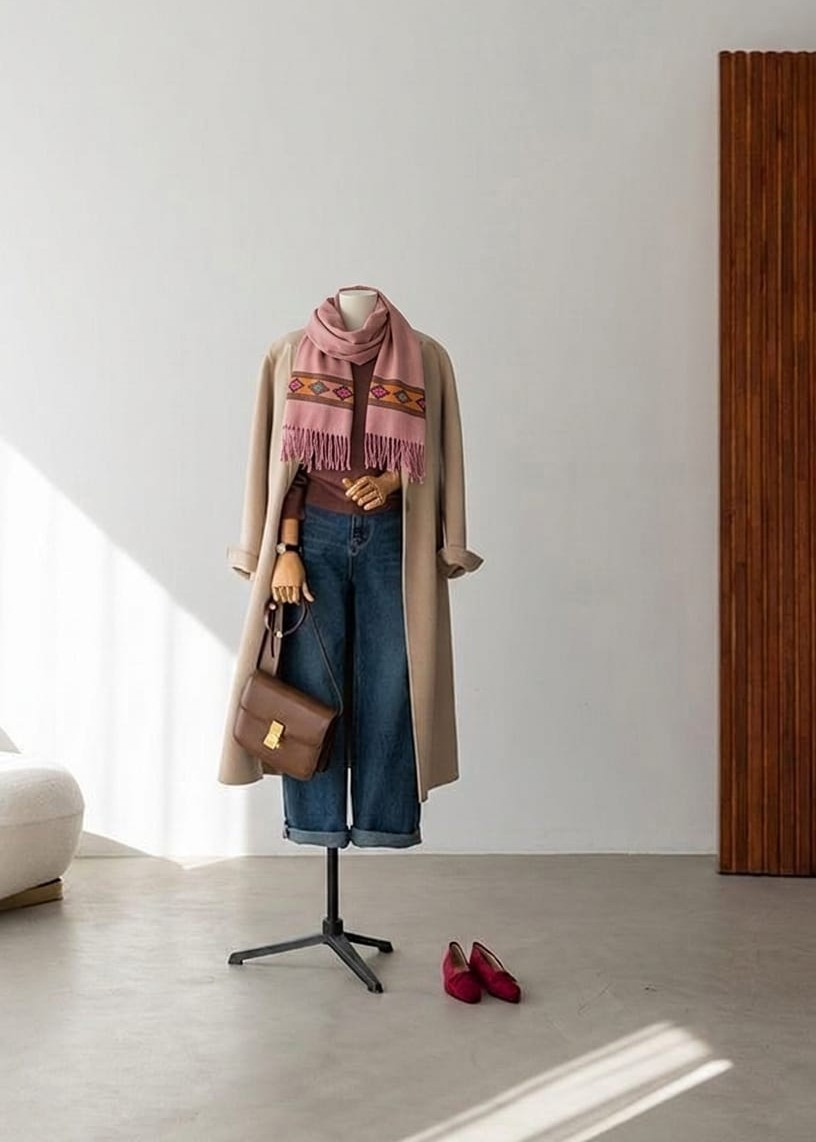 Rose Veil Devbhoomi Shawl