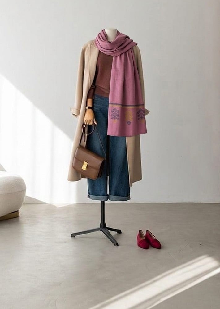 Blush  Devbhoomi Shawl