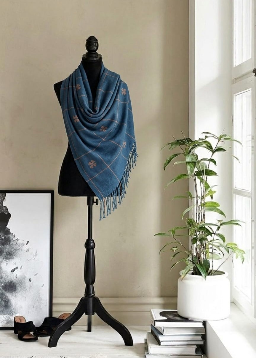 Azure Loom Devbhoomi Shawl