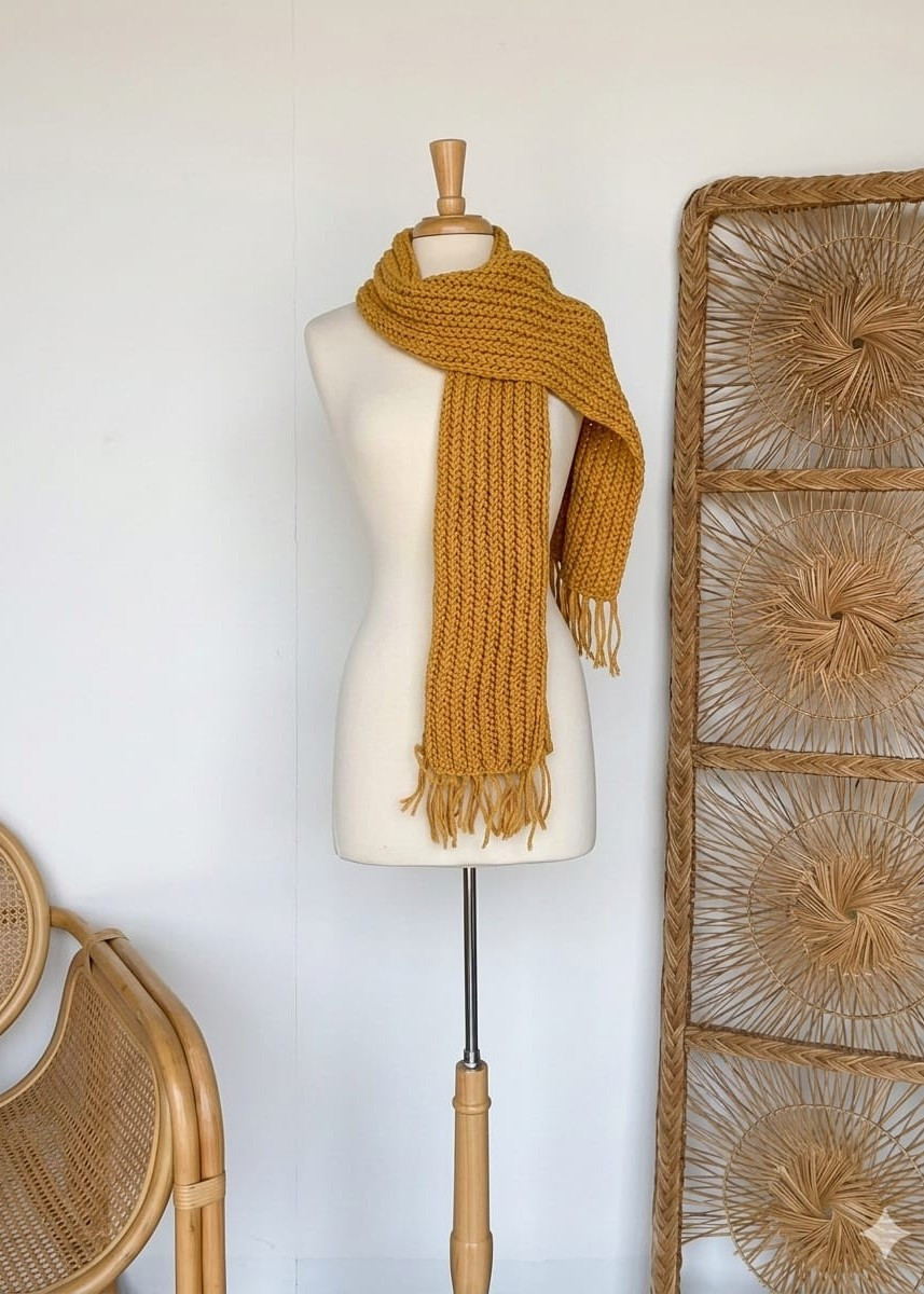 Sunset Loom Wrap Muffler