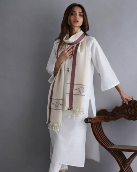 Image of Ivory Katha Heritage Stole