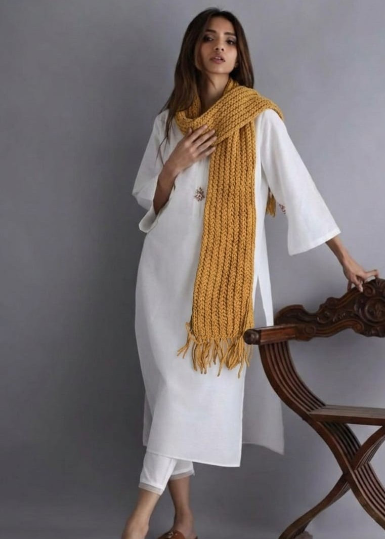 Sunset Loom Wrap Muffler