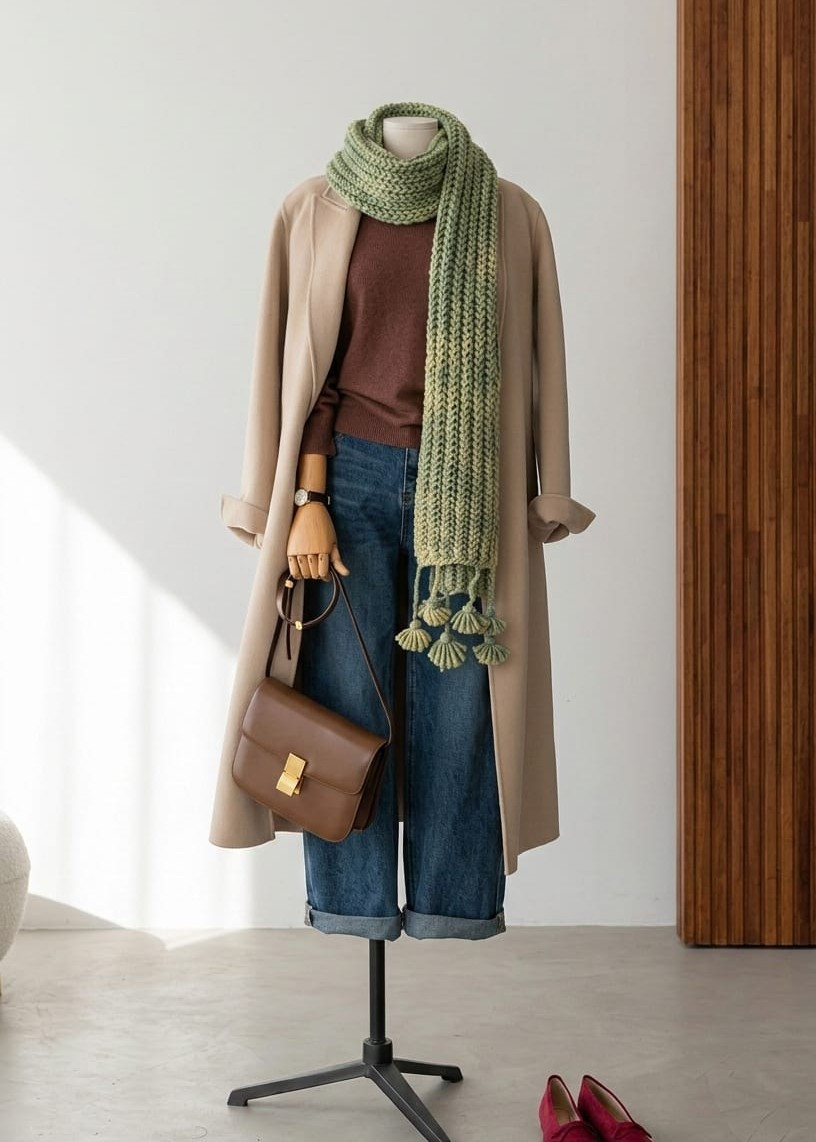 Forest Loom Wrap Muffler