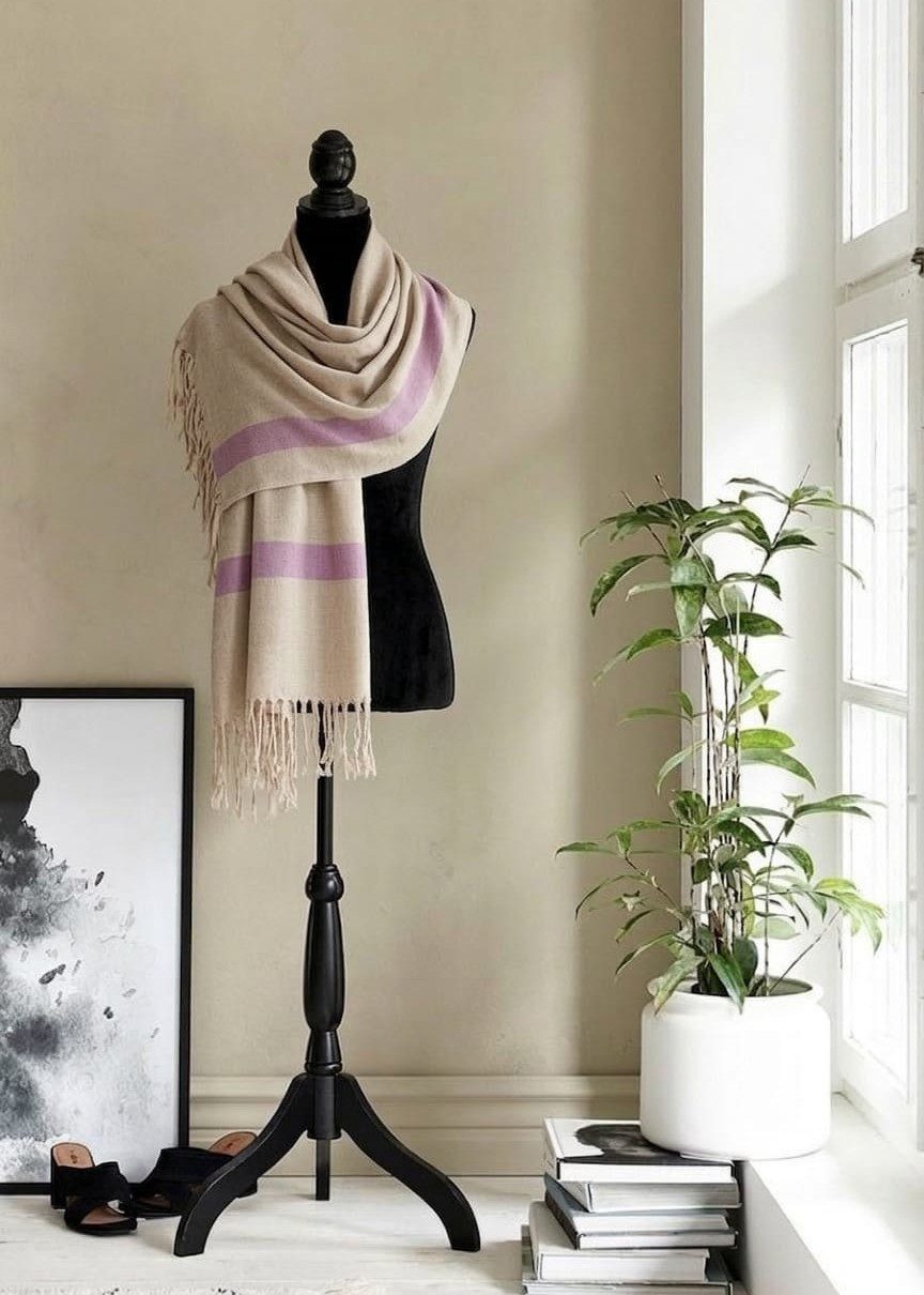 Lavender  Devbhoomi Muffler